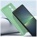 Cover Per Sony Xperia 5 V Silicone Semirigido Soft-touch Con Cinturino Verde - Foto miniatura 3