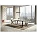 Tavolo Allungabile 90x180/440 Cm Paxon Telaio Antracite - Bianco Frassino - Foto miniatura 5