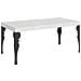 Tavolo Allungabile 90x180/440 Cm Paxon Telaio Antracite - Bianco Frassino - Foto miniatura 6