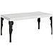 Tavolo Allungabile 90x180/440 Cm Paxon Telaio Antracite - Bianco Frassino - Foto miniatura 1