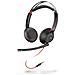 Poly Blackwire 5220 Auricolare Cablato A Padiglione Ufficio Nero - Foto miniatura 1