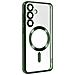 Cover Magsafe Per Samsung S24 Plus In Silicone Bordo Cromato - Foto miniatura 5