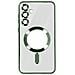 Cover Magsafe Per Samsung S24 Plus In Silicone Bordo Cromato - Foto miniatura 1