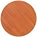 Piano Tavolo Rotondo Marrone Cera 70x2,5cm Legno Massello Pino - Foto miniatura 2