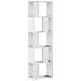 Libreria 5 Ripiani Bianca 45x23,5x162,5cm Legno Multistrato - Foto miniatura 2