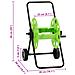 Carrello Avvolgitubo Verde Tubo Flessibile 60 M 1/2"" In Acciaio - Foto miniatura 8