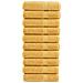 Asciugamani da Doccia SOLUND 10 pz Oro 70x140 cm 600gsm - Foto miniatura 1