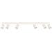 Lampada Da Soffitto Karbon 6l Beige Sl. 1604 - Minimalista Lampada Da Soffitto Beige 16.5x117x6.5 Cm - Foto miniatura 1