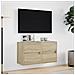 Mobili TV a Parete con Luci LED 2pz Rovere Sonoma 41x31x45 cm - Foto miniatura 2