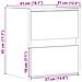 Mobili TV a Parete con Luci LED 2pz Rovere Sonoma 41x31x45 cm - Foto miniatura 8