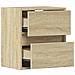 Mobili TV a Parete con Luci LED 2pz Rovere Sonoma 41x31x45 cm - Foto miniatura 9