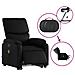 Poltrona Alzapersona Massaggiante Elettrica Nera in Similpelle - Foto miniatura 6