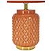 Lampada Da Tavolo Mf113 - Arancione - Ceramica - 28x28x44 Cm - Foto miniatura 2
