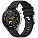 Cinturino In Silicone Per Huawei Watch Gt5 - 22 Mm Black 22 Mm - Foto miniatura 4