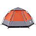 Tenda Campeggio Cabina 4 Pers. Grigio Arancione Rilascio Rapido - Foto miniatura 5