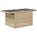 Set di Divani da Giardino da 9 Pezzi con Cuscini Beige in Poli Rattan, Divano da Giardino a 2 Posti con Cuscini Beige in Poli Rattan - Foto miniatura 6