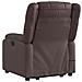 Poltrona Alzapersona Reclinabile Massaggio Marrone Similpelle - Foto miniatura 5