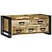Tavolo da caffè 90x50x38 cm Legno massello Mango grezzo - Foto miniatura 1