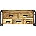 Tavolo da caffè 90x50x38 cm Legno massello Mango grezzo - Foto miniatura 4