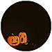 Set Di 2 Sottobicchieri Di Halloween A Forma Di Zucca In Pvc, Tappetini Magnetici Decorativi Per Tazze E Ciotole - Foto miniatura 1