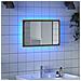 Specchio da Bagno con Luci LED Rovere Artigianale 60x8,5x38 cm - Foto miniatura 2