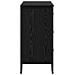 Cassettiera Rovere Nero 91x35.5x74.5 cm Legno ingegnerizzato - Foto miniatura 7
