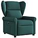 Poltrona Elettrica Reclinabile Verde Scuro in Tessuto - Foto miniatura 3