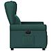 Poltrona Elettrica Reclinabile Verde Scuro in Tessuto - Foto miniatura 5