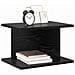 Comodino 2 pcs Rovere Nero 40 x 30 x 25 cm Legno multistrato - Foto miniatura 3