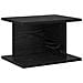 Comodino 2 pcs Rovere Nero 40 x 30 x 25 cm Legno multistrato - Foto miniatura 5