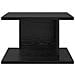 Comodino 2 pcs Rovere Nero 40 x 30 x 25 cm Legno multistrato - Foto miniatura 6