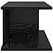 Comodino 2 pcs Rovere Nero 40 x 30 x 25 cm Legno multistrato - Foto miniatura 7