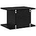 Comodino 2 pcs Rovere Nero 40 x 30 x 25 cm Legno multistrato - Foto miniatura 8