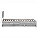 Struttura del letto Grigio Sonoma 80 x 200 cm Legno multistrato - Foto miniatura 8