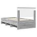 Struttura del letto Grigio Sonoma 80 x 200 cm Legno multistrato - Foto miniatura 9