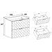 Mobile sottolavabo, 80 cm, Marrone opaco, Rovere, L /A /P 80/57/46 cm, 2 cassetti con chiusura ammortizzata, Mobili da bagno, mobili per bagno, mobili sottolavabo - Foto miniatura 3