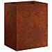 Vaso da giardino Ruggine 40 x 30 x 50 cm Acciaio Corten - Foto miniatura 1