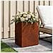 Vaso da giardino Ruggine 40 x 30 x 50 cm Acciaio Corten - Foto miniatura 2