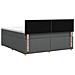 Letto box spring con materasso Grigio Scuro 140 x 190 cm - Foto miniatura 9