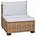 Divano Medio con Cuscini GENDT Rattan naturale Naturale - Foto miniatura 1
