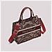 borsa shopper piccola fantasia PRUGNA - Foto miniatura 2