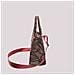 borsa shopper piccola fantasia PRUGNA - Foto miniatura 3