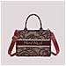 borsa shopper piccola fantasia PRUGNA - Foto miniatura 1