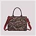 borsa shopper piccola fantasia PRUGNA - Foto miniatura 4