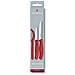 Set Coltelli Verdure Con Pelapatate Manico Rosso - Foto miniatura 1