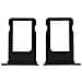 Slot Adattatore Scheda Nano Sim Per Apple Iphone 7 - Nero - Foto miniatura 2