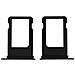 Slot Adattatore Scheda Nano Sim Per Apple Iphone 7 - Nero - Foto miniatura 5