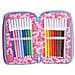 Astuccio Completo 3 Zip Principesse Disney Accessoriato Bambine Scuola - Foto miniatura 3