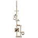 Albero Per Gatti Con Tiragraffi In Sisal 260 Cm Beige - Foto miniatura 1