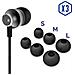 Auricolari Jack 3.5 Telecomando Microfono Wh-201 Original Nero - Foto miniatura 1